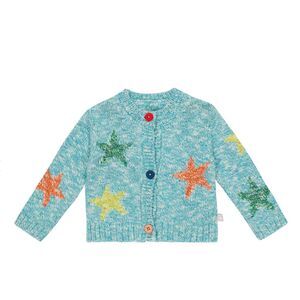 Stella Mccartney Kids - Blue Star Cardigan